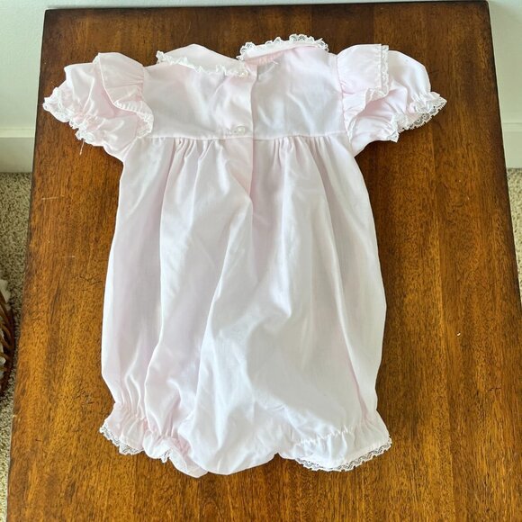 Vintage Alexis Lace Ruffle Tulip Bubble Romper - Picture 7 of 8